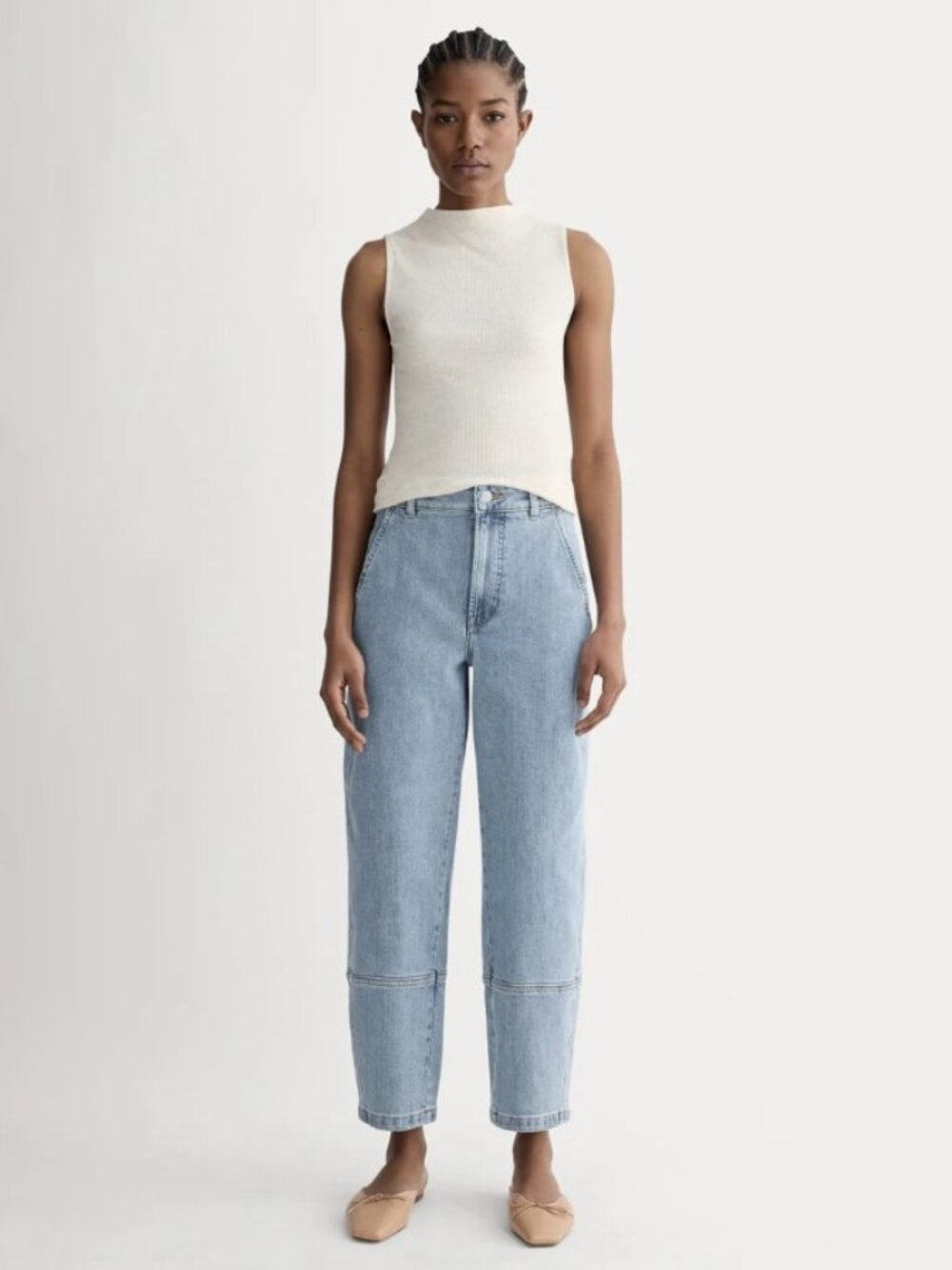 NWT Everlane Utility Barrel Jeans‎ in Light Indigo sz 26R